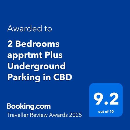 2 Bedrooms Apprtmt Plus Underground Parking In Cbd クライストチャーチ エクステリア 写真